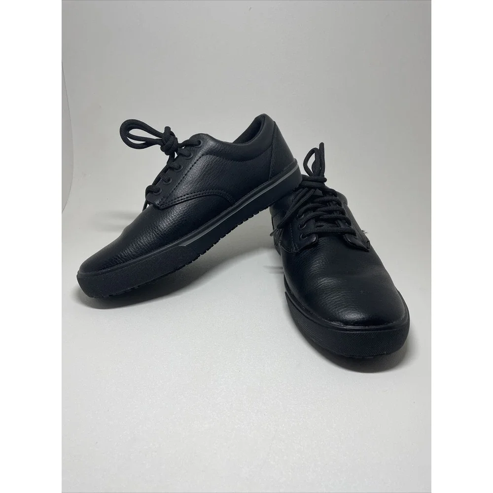 Treadsafe‎ Oxford Slip Resistant Shoes Lace Up Anti Fatigue Black Men's 7 Wm's 8